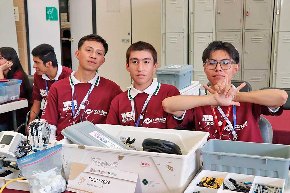 Estudiantes del CONALEP EdoMéx Representarán al Estado en el Concurso Nacional de Robótica “WER 2024-Smart Mobility”