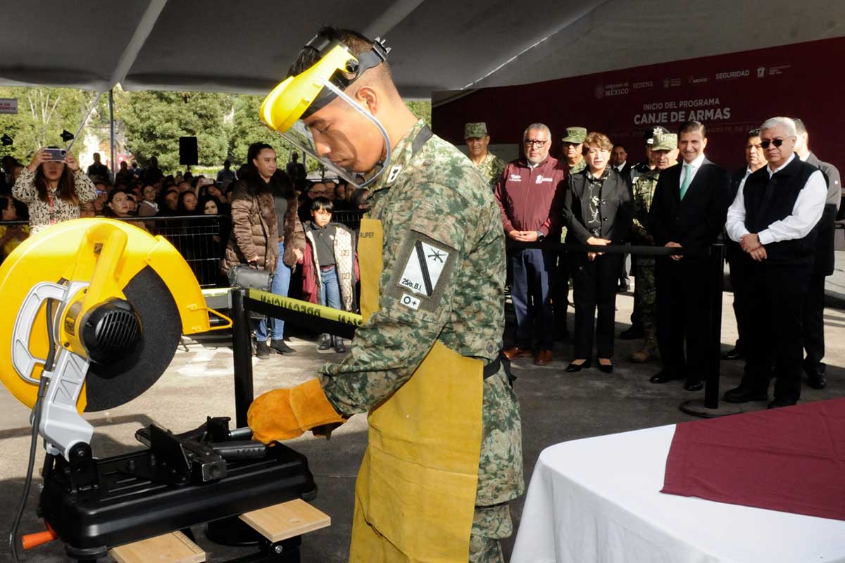 Finaliza con Éxito el Programa “Canje de Armas 2024”; Mexiquenses Entregan Voluntariamente Más de 1,300 Armas de Fuego
