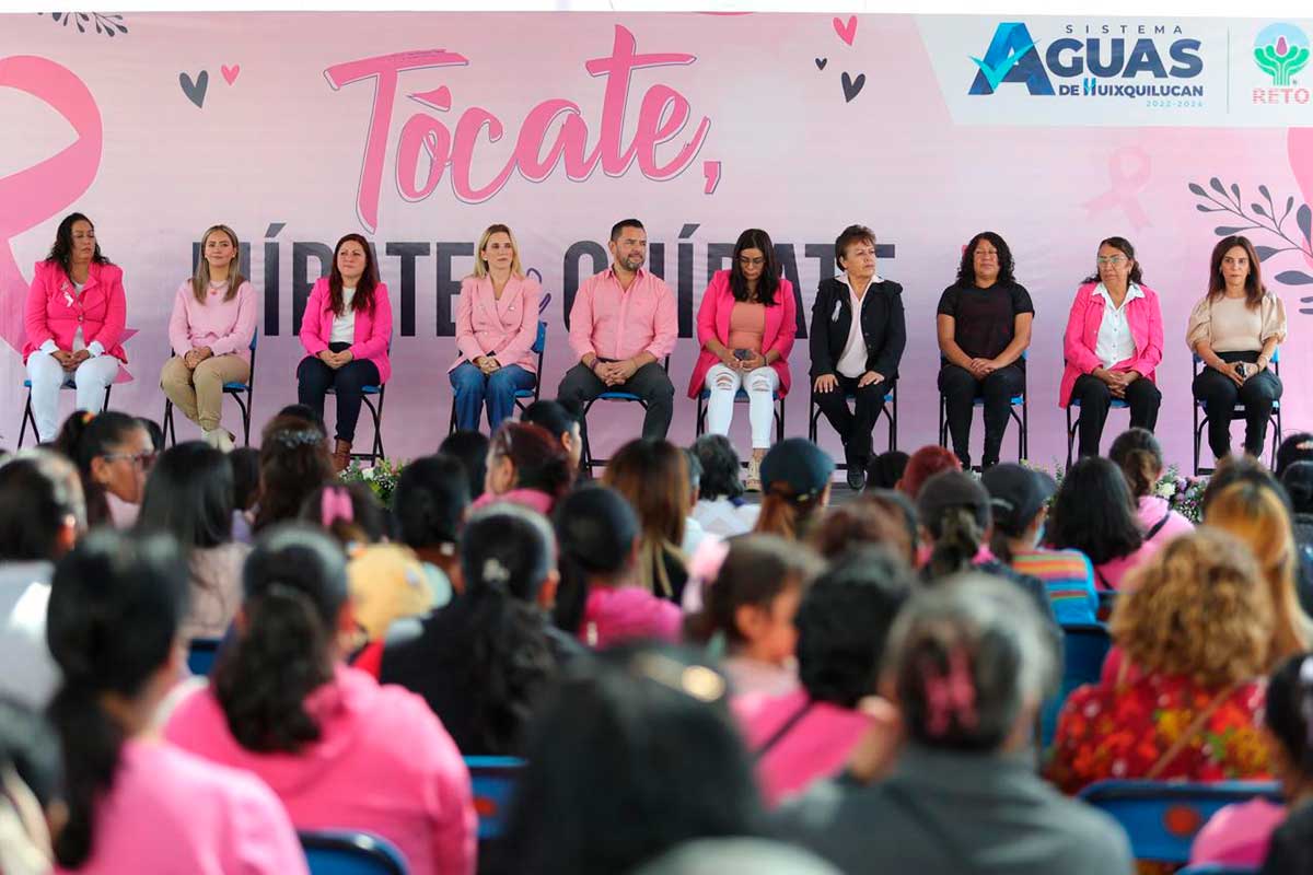 Ceremonia de tratamientos para cáncer de mama de Huixquilucan
