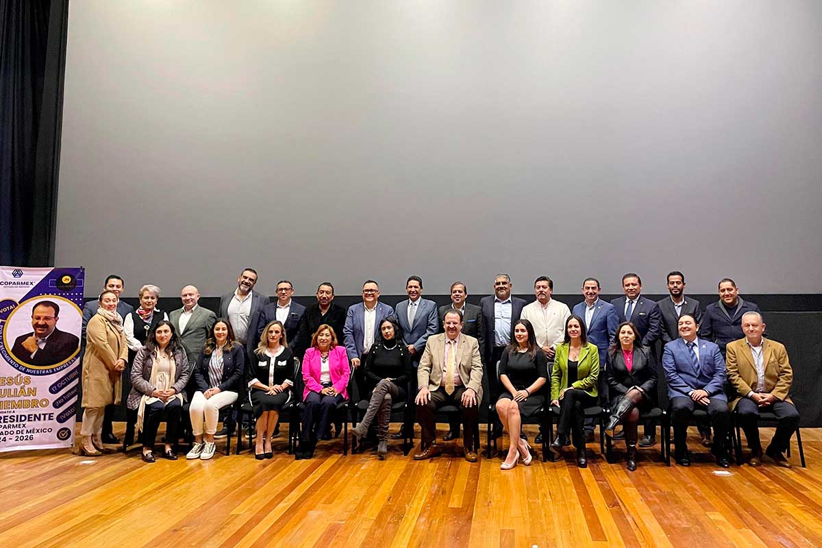 Llama Julián Niembro a impulsar en Coparmex el crecimiento de las empresas mexiquenses