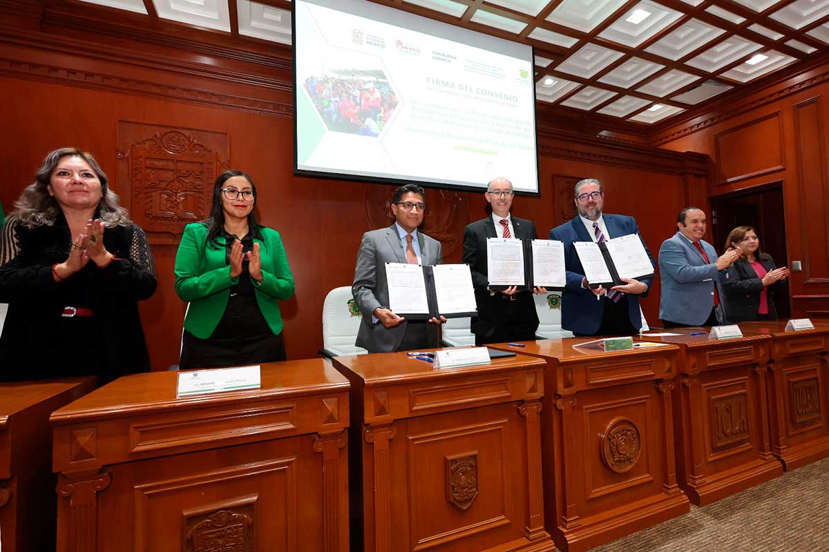 UAEMéx Firma Convenio para Fortalecer la Libertad de Expresión y Protección de Derechos Humanos