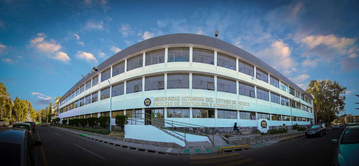 Imagen de la Facultad de Contaduría y ]Administración de la UAEMéx.