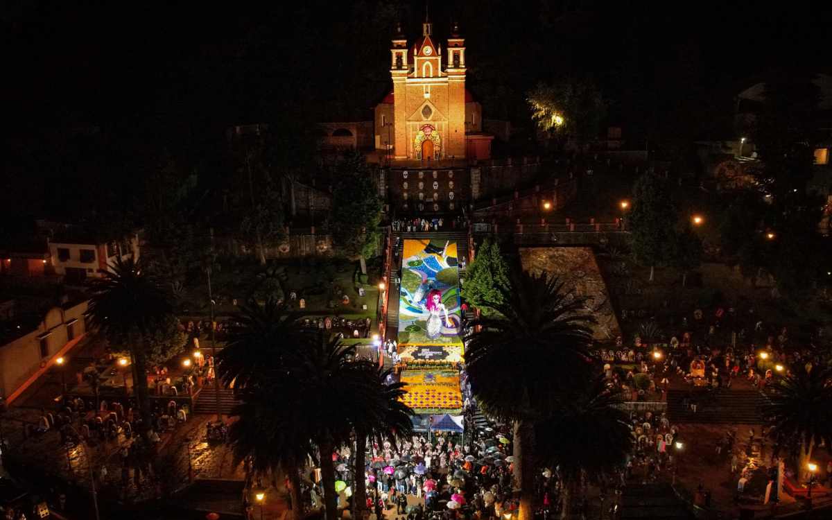 dond es eubica la ofrenda minumental metepec 2024