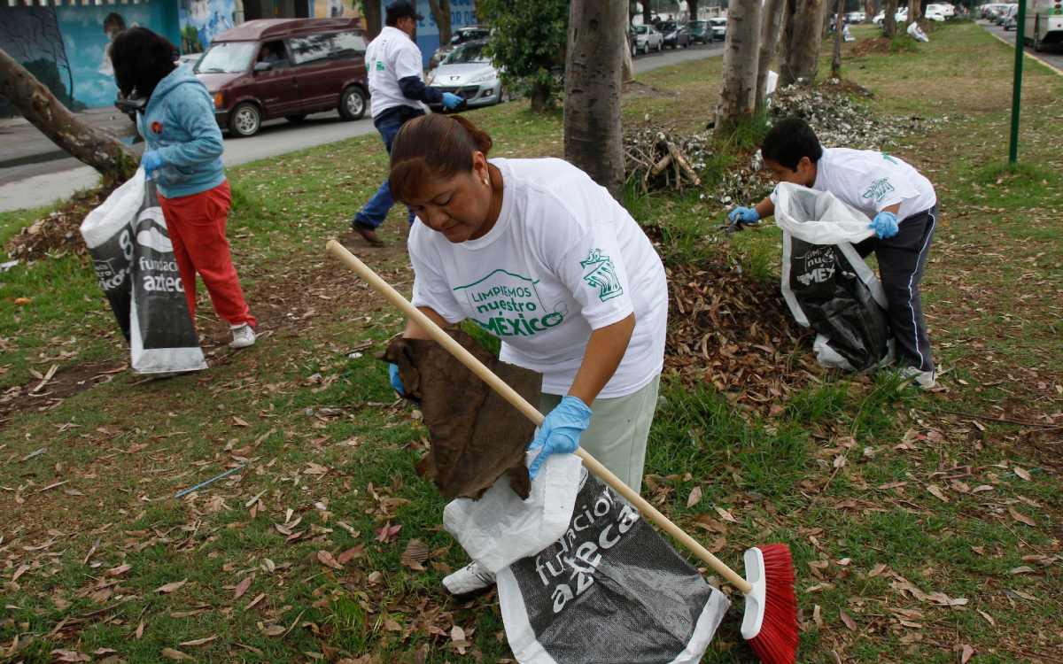 forma parte de la campaña de limpieza en temoaya
