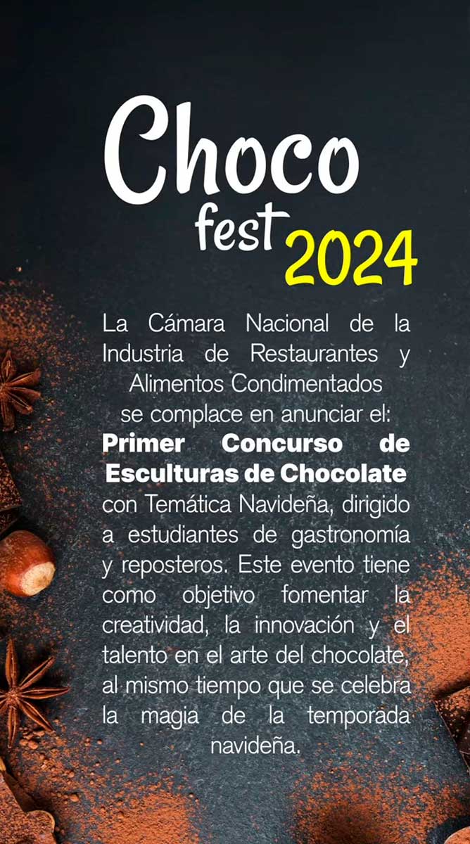 Anuncio de Chocofest Toluca 2024.