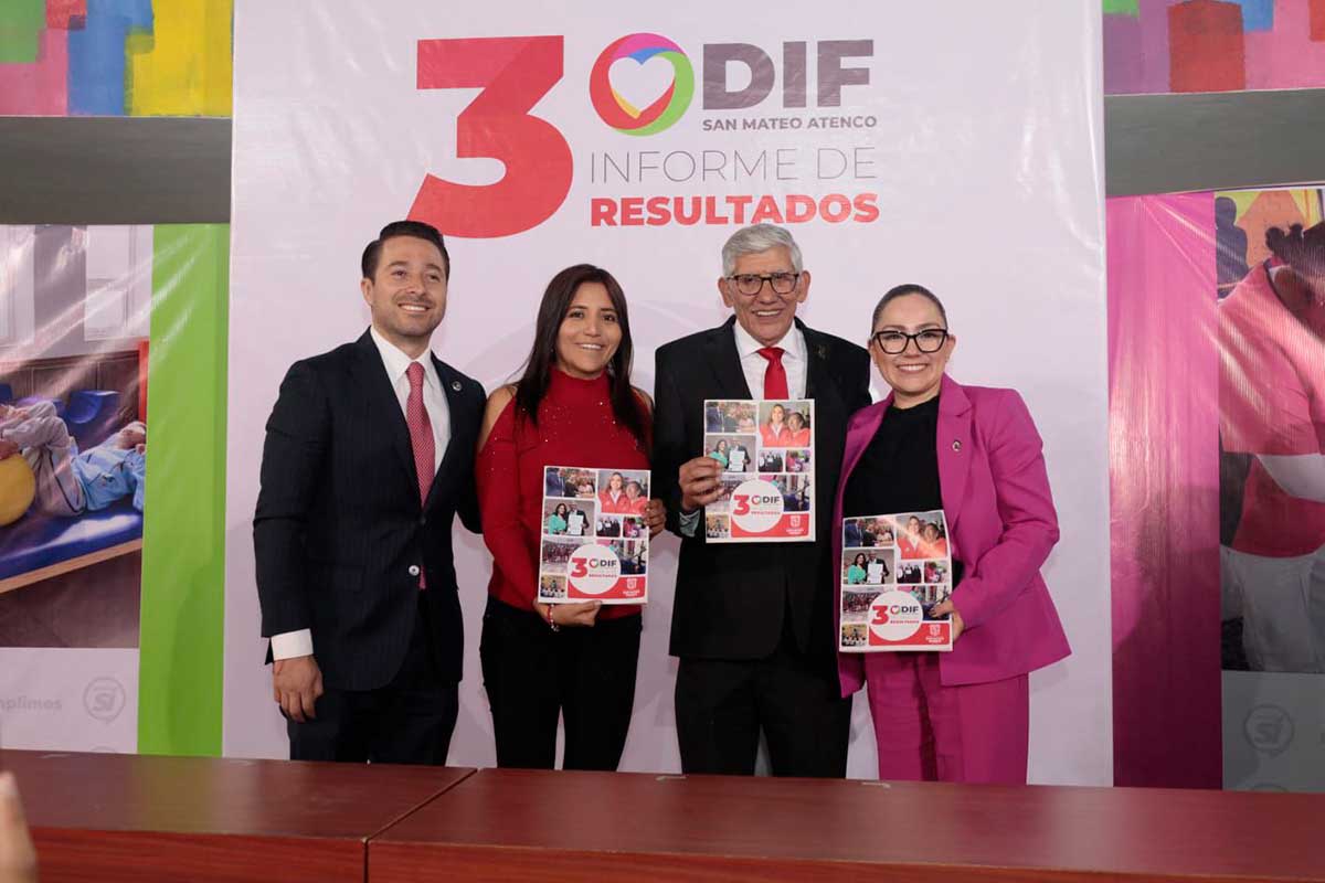 DIF San Mateo Atenco Presenta Logros Destacados en su Tercer Informe Anual