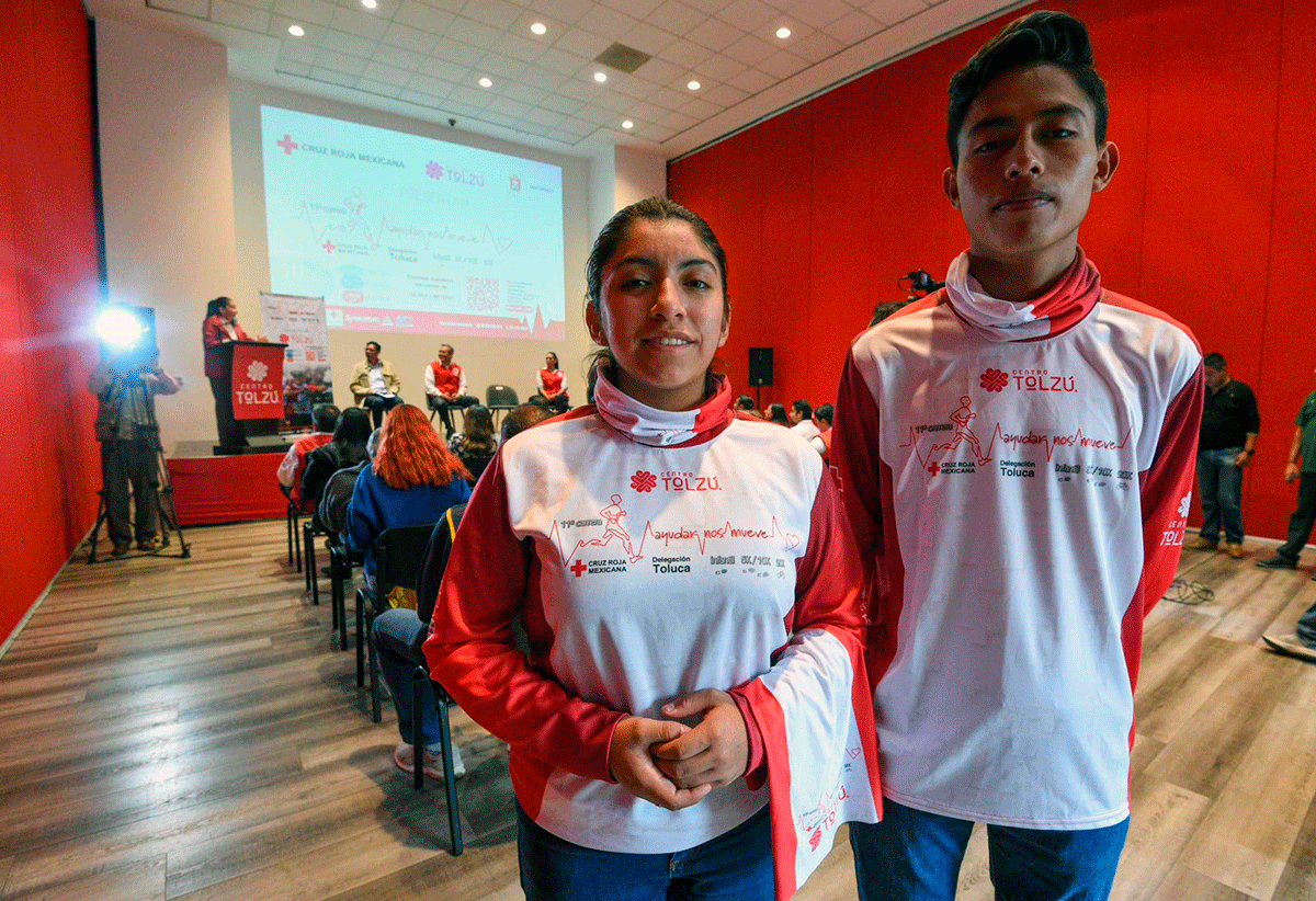 Este domingo es la gran carrera “Ayudar Nos Mueve” de Cruz Roja Mexicana Toluca-Metepec 2