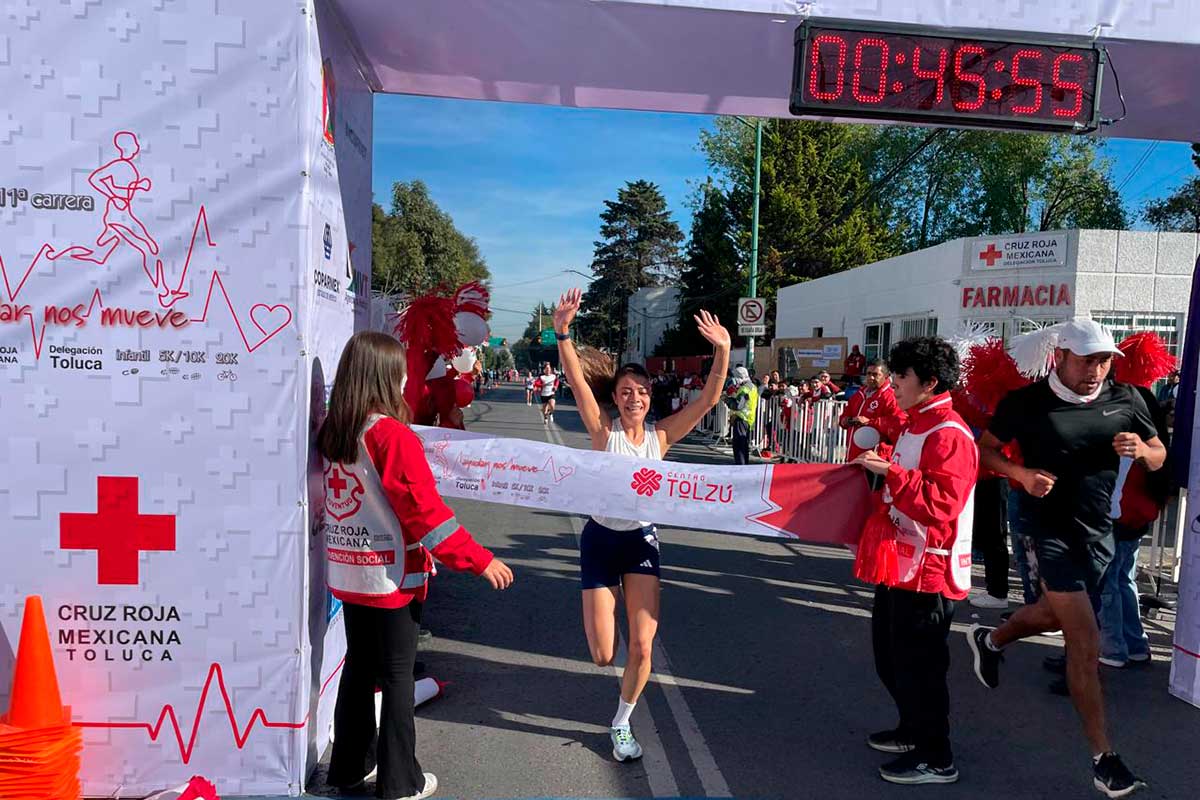 Éxito en la 11va Carrera “Ayudar nos mueve” de Cruz Roja Toluca
