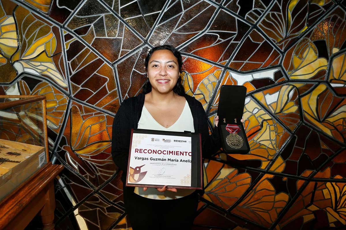 María Aneliz Vargas, Egresada de UAEMéx, Recibe Premio Estatal de la Juventud por Investigación Ambiental