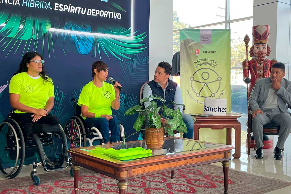 Anuncian Recorrido de Inclusión por personas con discapacidad.