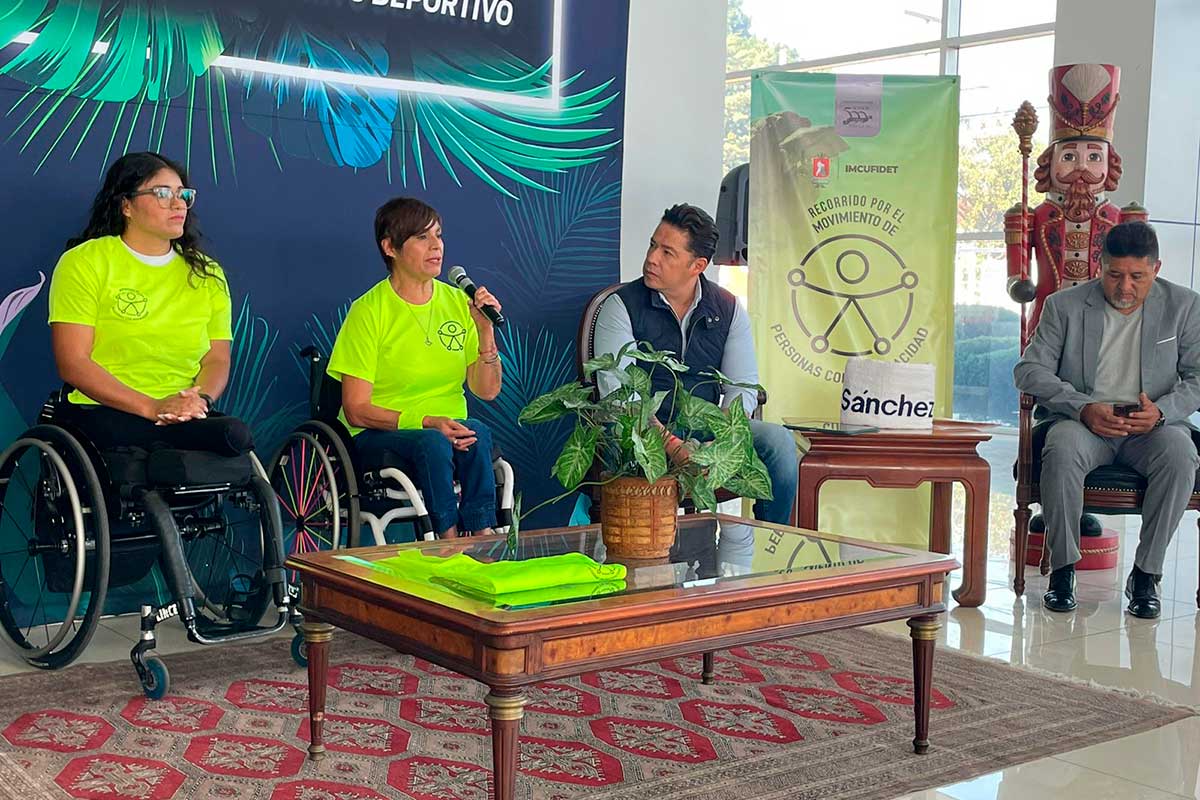 Anuncian Recorrido de Inclusión por personas con discapacidad.