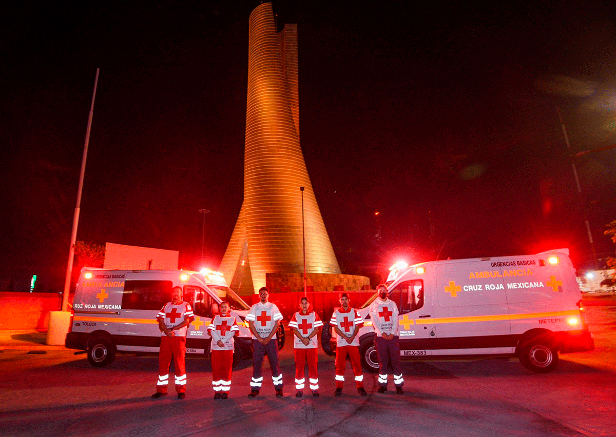 Recuerda Cruz Roja Mexicana a víctimas por accidentes viales