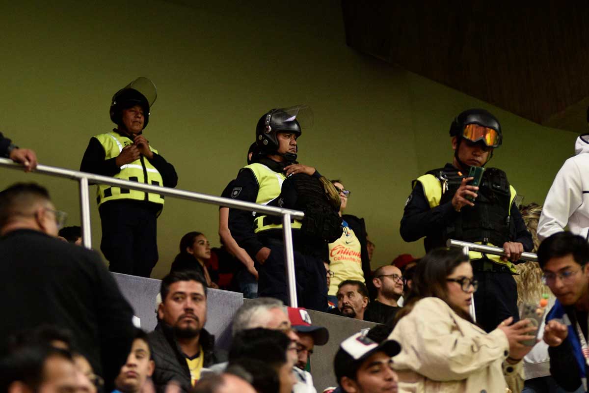 Operativo de seguridad en el toluca vs. Amércia garantizarán saldo blanco.