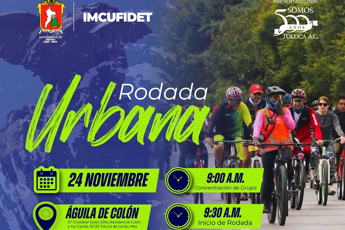 Súmate a la Rodada Urbana en Toluca