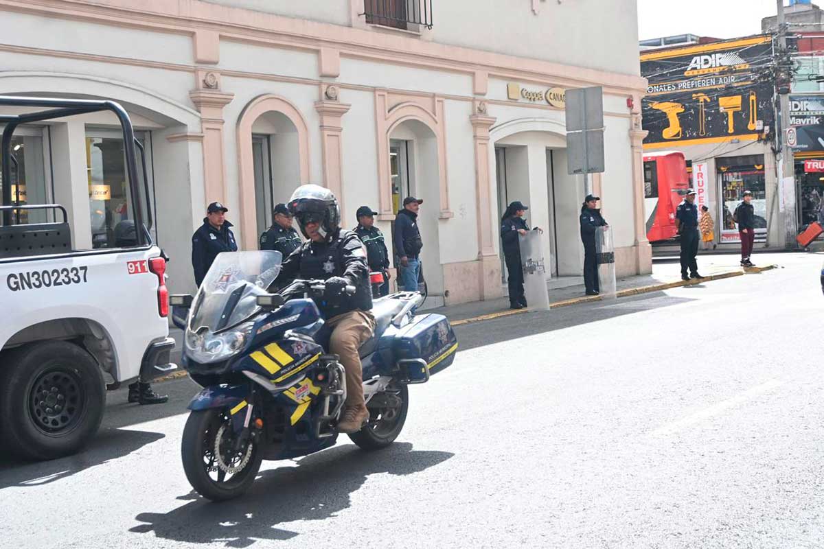 El ayuntamiento de Toluca en despliegue por operativo del Buen Fin 2024.