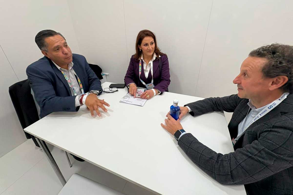 El presidente municipal electo participando en Expo de Smart City en Barcelona España.