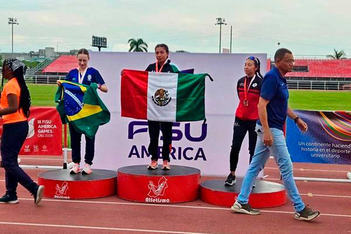 Deportistas universitarios mexiquenses cosechan medallas en los FISU América Games.