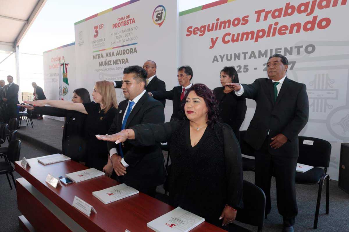 Tercer Informe de resultados de la presidenta municipoal de San Mateo Atenco.