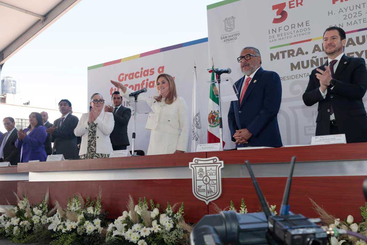Tercer Informe de resultados de la presidenta municipoal de San Mateo Atenco.