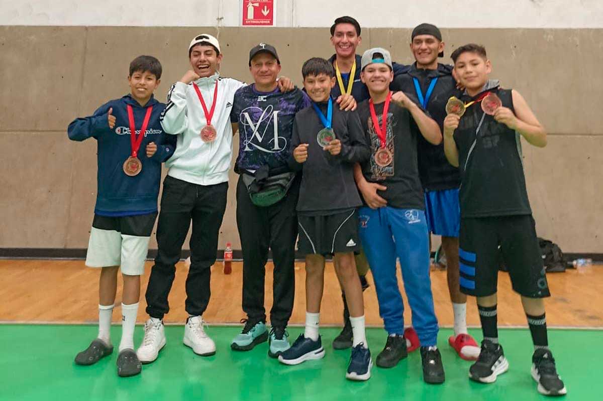 El equipo de boxeadores de élite del Estado de México.