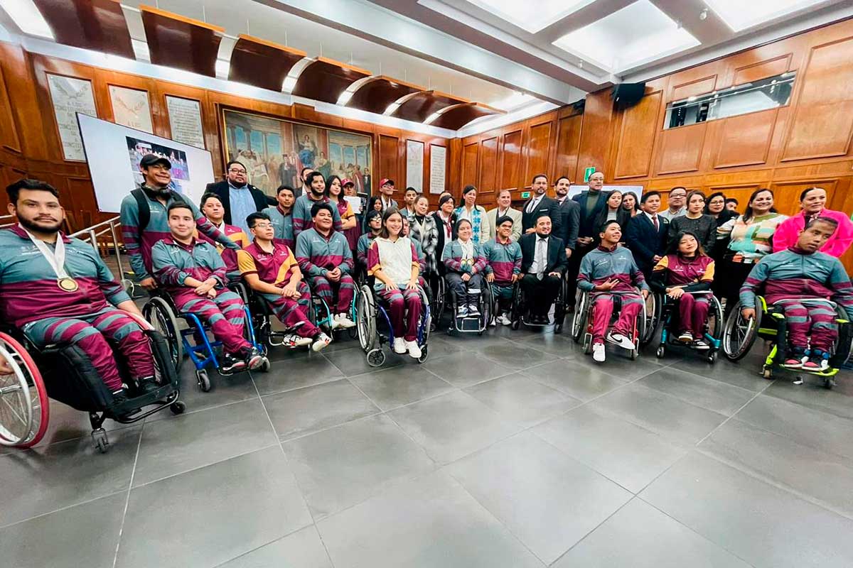 Atletas de Deporte Adaptado del Edomex.