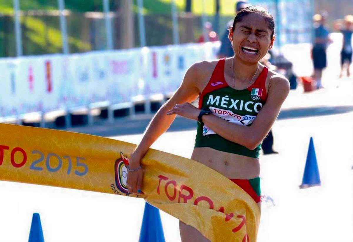 Guadalupe González medalñlista de plata mexiquense se prepara para los siguiente Juegos Olímpicos.