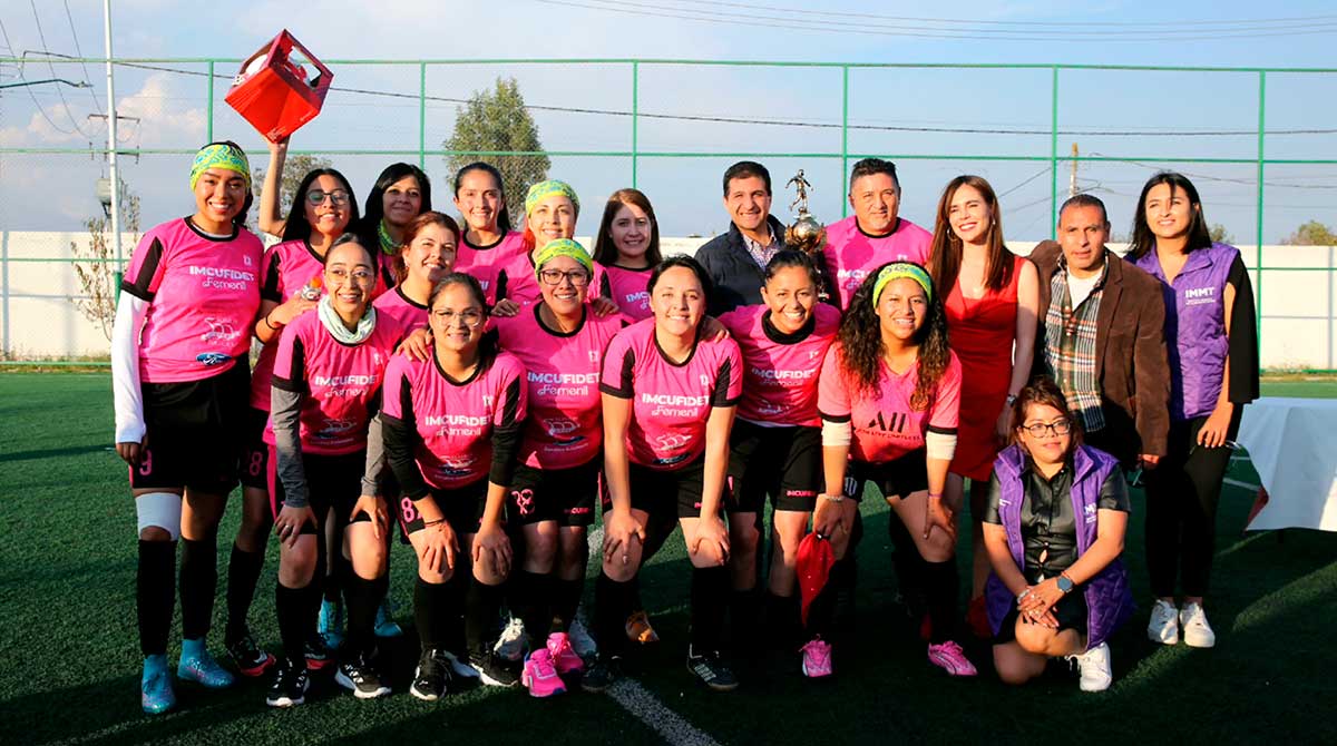 El IMCUFIDET se corona ganador del Torneo por la Igualdad 2024 en Toluca.