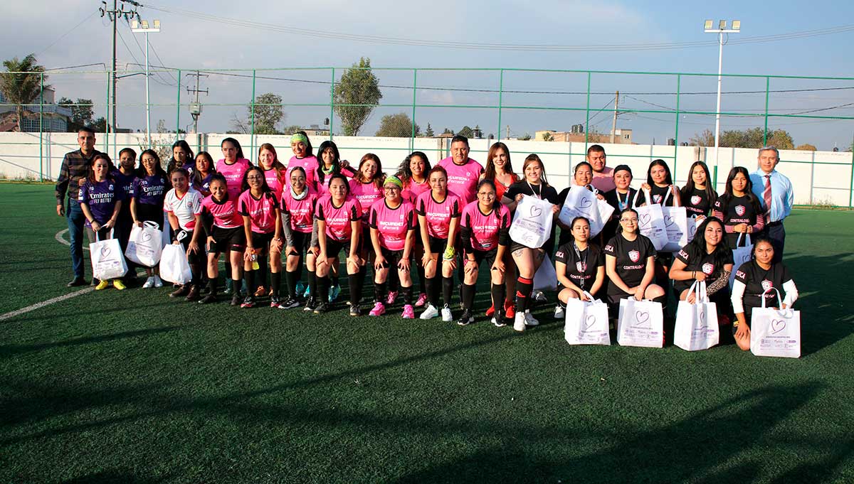 Equipo de fútbol femenil del IMCUFIDET.