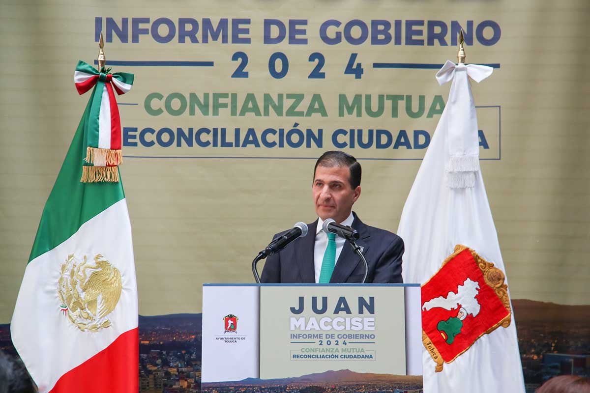 Juan Maccise presidente municipal de Toluca.
