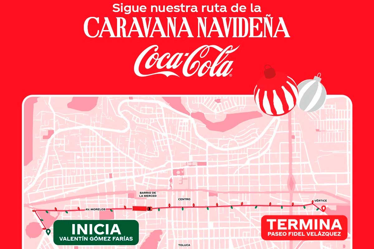 ¡Magia Navideña en Toluca! Llega la Caravana Coca-Cola con Luz, Música y Alegría