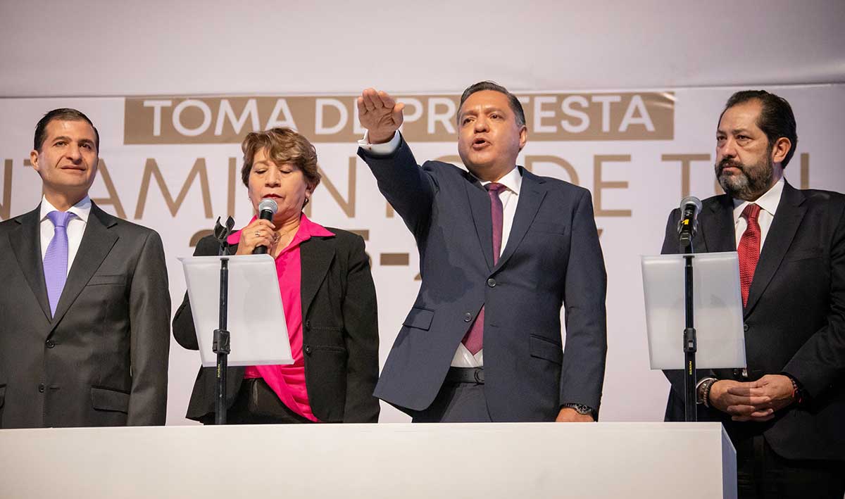 Ricardo Moreno Toma Protesta como nuevo presidente municipal de Toluca.