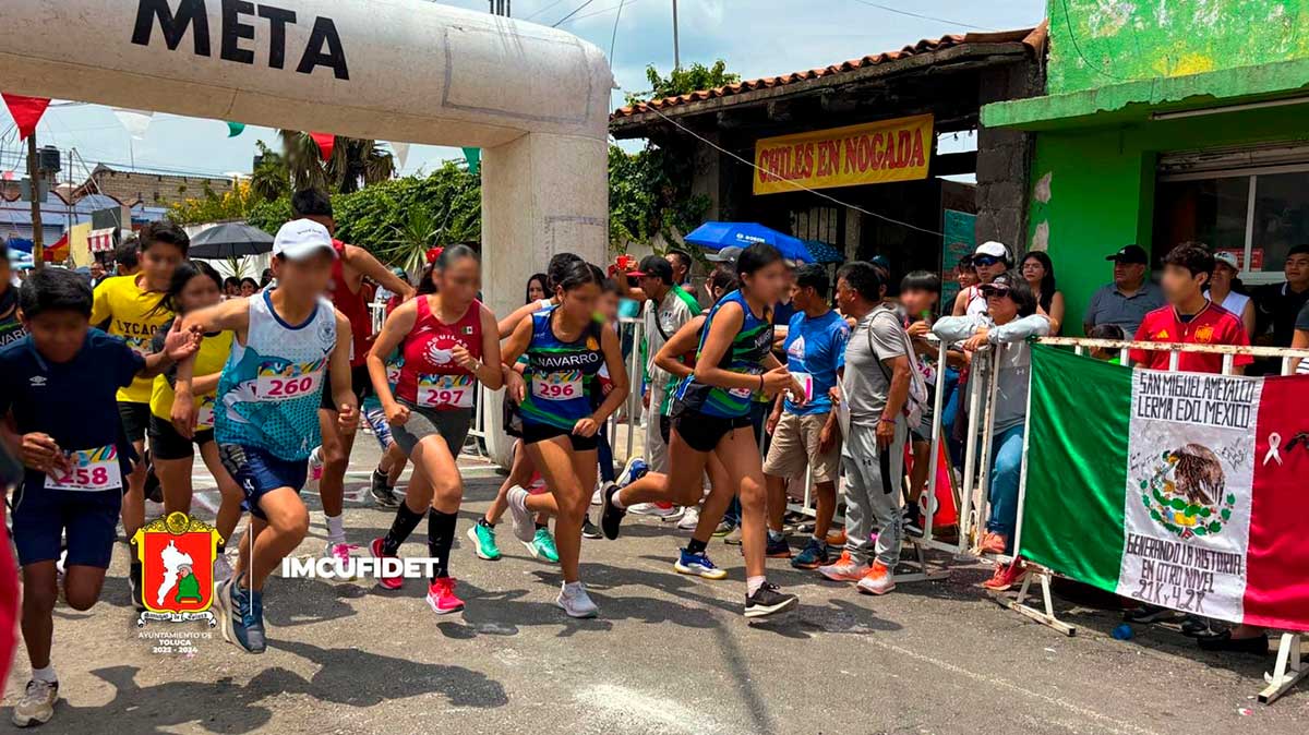 Toluca invita a rendir homenaje a las Leyendas del Atletismo de la entidad con carrera atlética 5 KM.