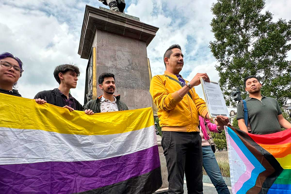 Personas No Binarias ingresan iniciativa en el Congreso del Estado de México.