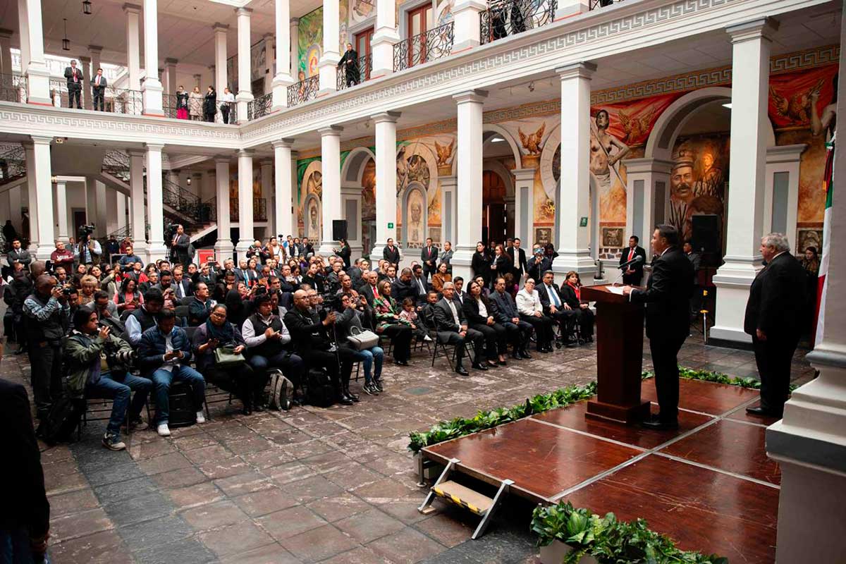 Toma de protesta del nuevo Presiente del Tribunal Superior de Justicia del Estado de México.