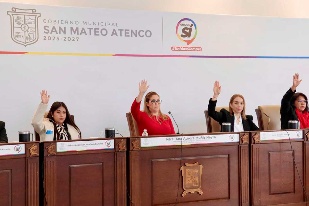 Ana Muñiz Neyra presidente municipal de San Mateo Atenco.