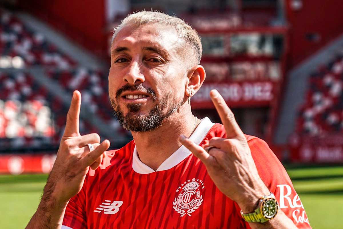 Héctor Herrera en los Diablos Rojos del Toluca.