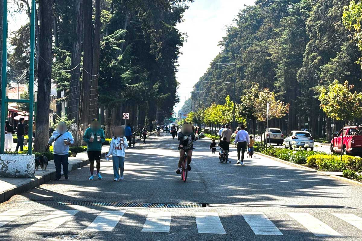 Toluca invita a participar de las actividades culturales y deportivas de los domingos en el Paseo Colón.