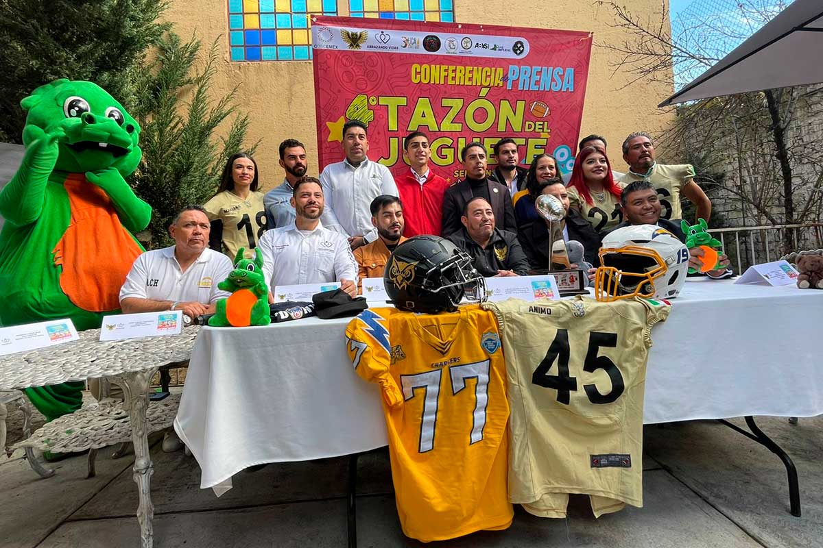 Zinacantepec será sede del 4to Tazón del Juguete: meta de recaudar mil juguetes para niños mexiquenses