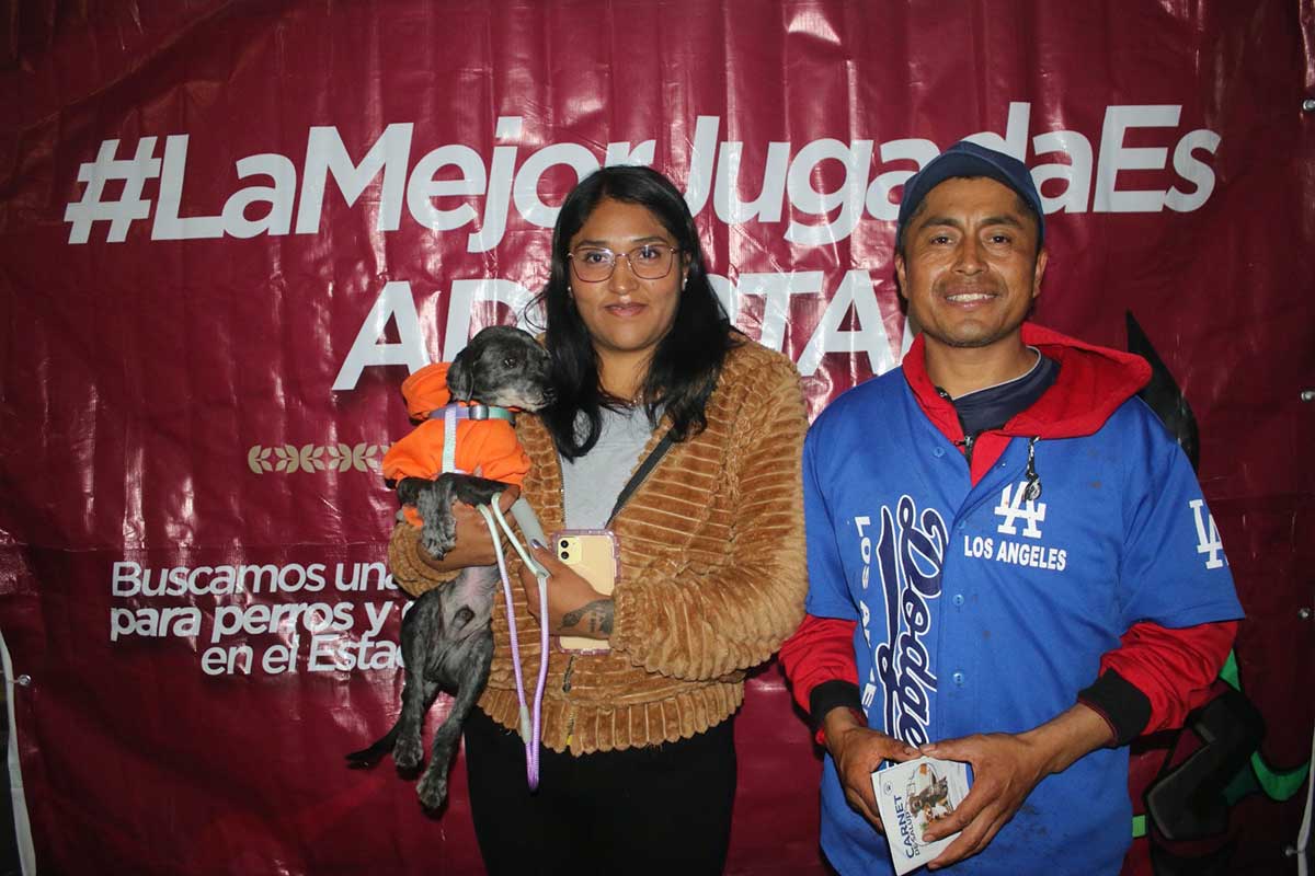 Cinco perritos encuentran hogar gracias a ‘La Mejor Jugada es Adoptar’ en el Estadio Nemesio Diez