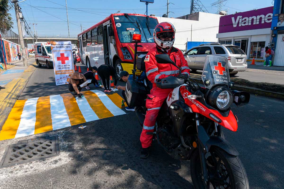 Cruz Roja Mexicana inicia el Plan de Seguridad Vial 2025.
