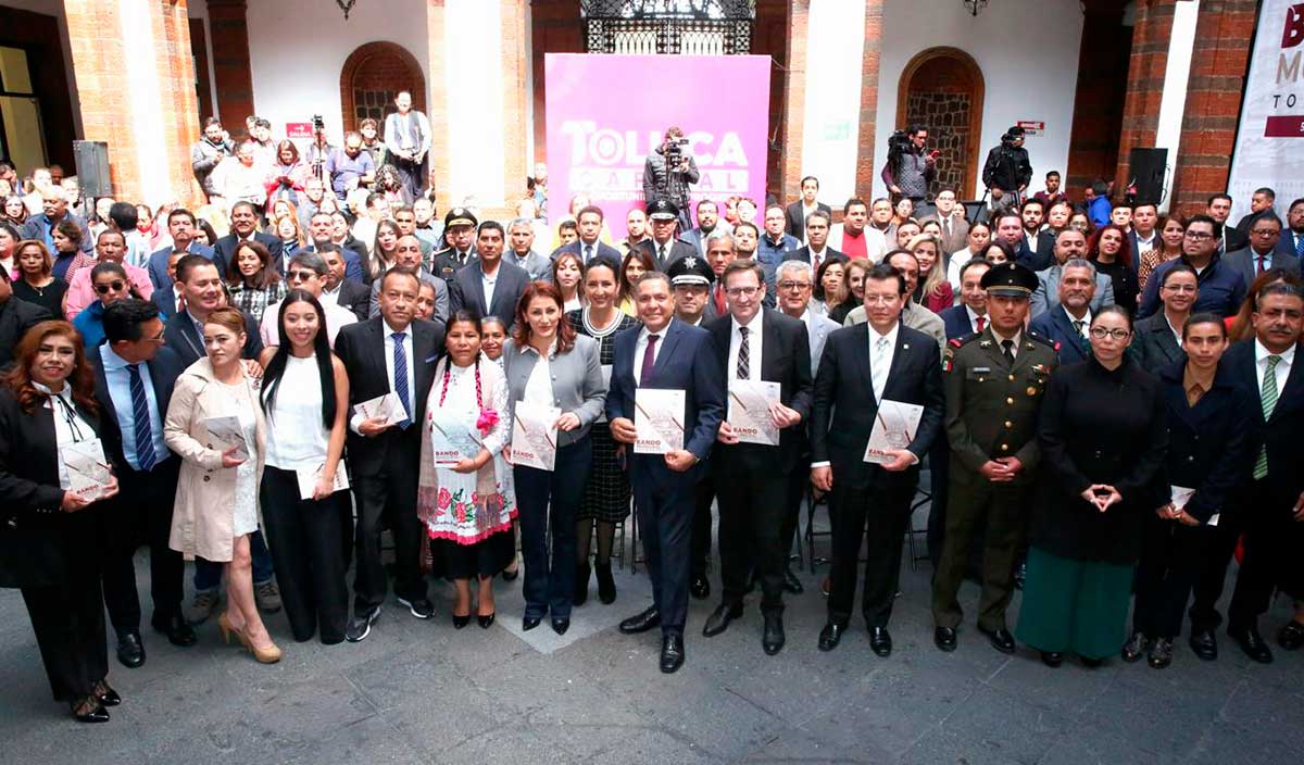 Toluca promulga su Bando Municipal 2025.
