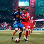 Partido de Fútbol de los Diablos Rojos del Toluca contra los Tigres.