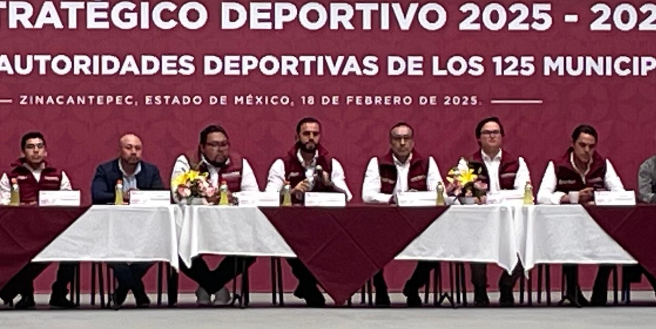 Prersentan el Plan Deportivo Edomex 2025-2029.
