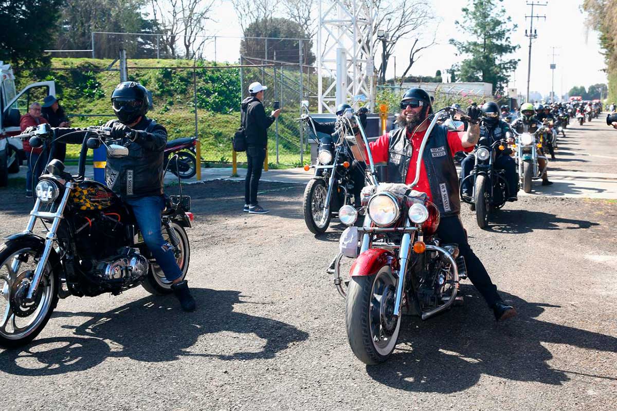 Toluca recibe a más de 6 mil motociclistas en la Bendición de Cascos 2025