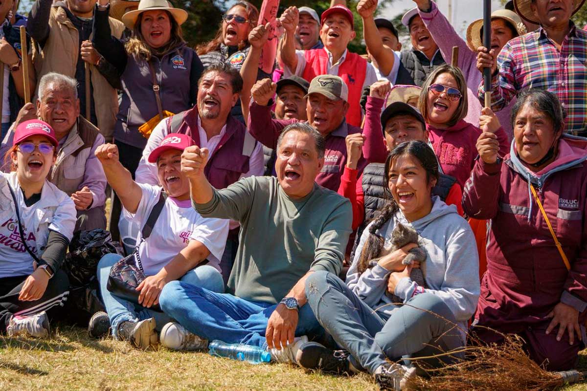 Toluca lleva a cabo jornada de limpieza comunitaria.