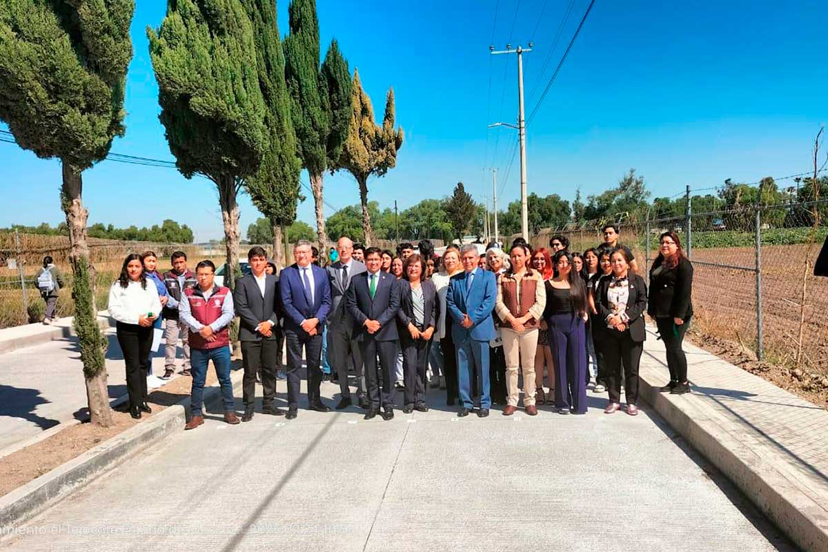 UAEMéx inaugura nuevo acceso de alta resistencia en el Centro Universitario Texcoco