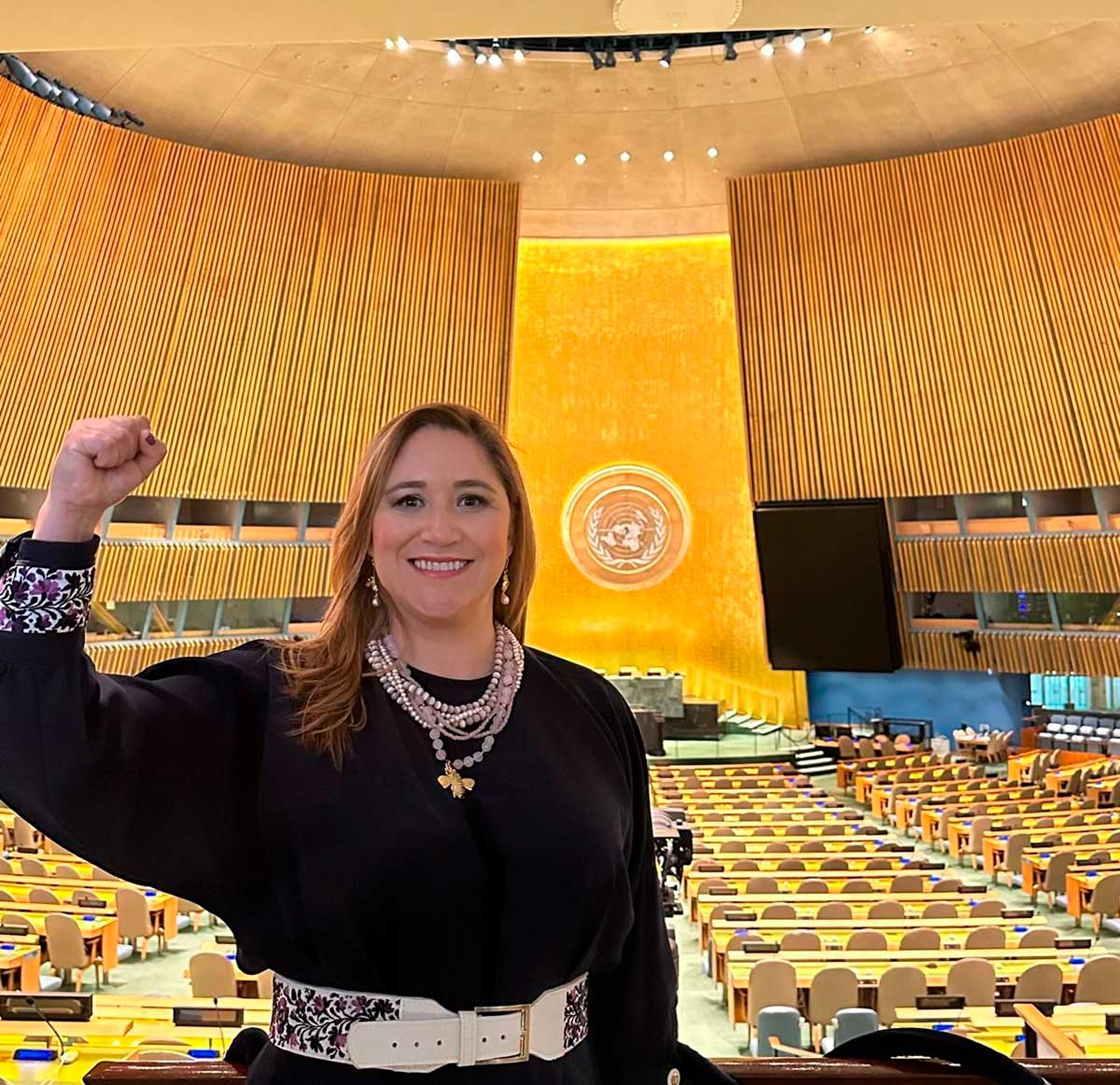 Ana Muñiz Neyra participa en la Organización de las Naciones Unidas (ONU).