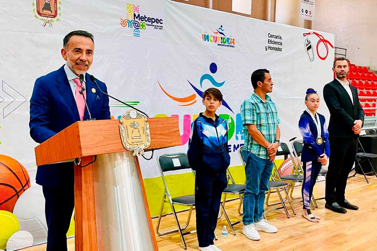 Metepec lleva a cabo el Campeonato Estatal de Gimnasia 2025.