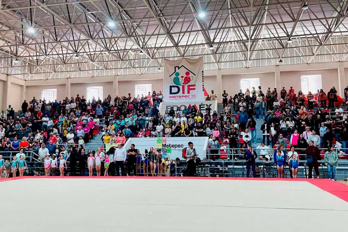 Metepec lleva a cabo el Campeonato Estatal de Gimnasia 2025.