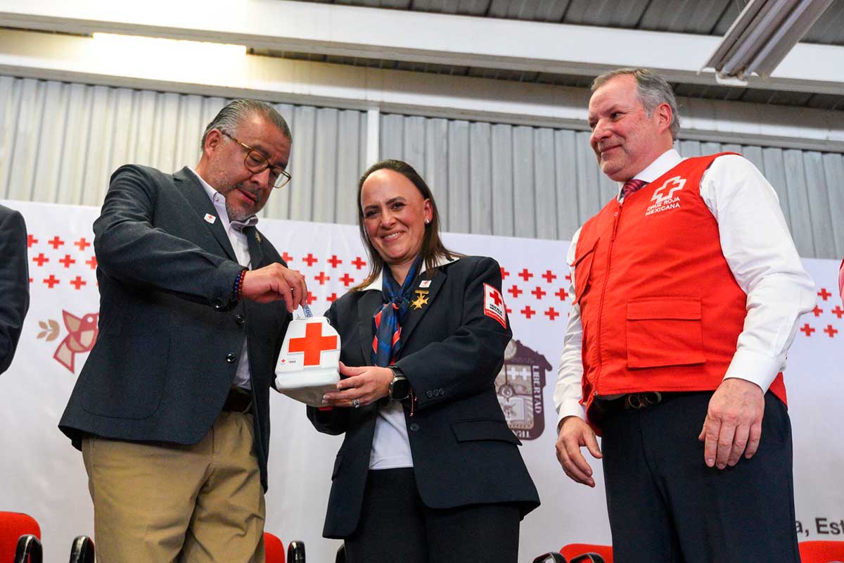 Gobierno del Estado de México respalda fondo para fortalecer a Cruz Roja y lanza Colecta Nacional 2025